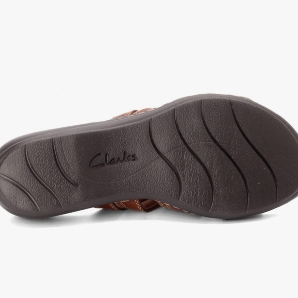 Women’s CLARKS Leisa Lakia Brown Leather Sandals Shoes - Picture 5 of 5